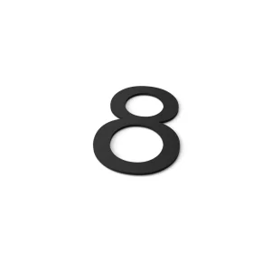 8 RAL 9005 (lettertype: Arial)