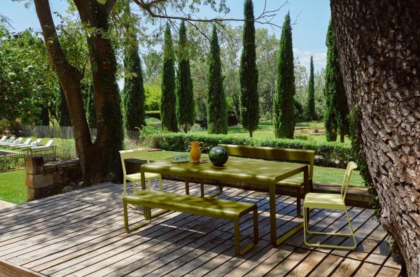 Fermob Bellevie tuintafel 140x80 cm Marshmallow