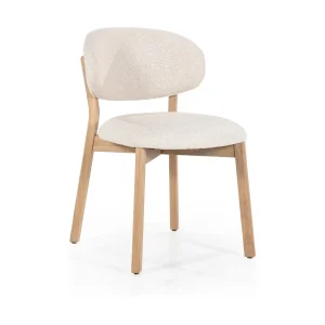Eleonora Mikky eetkamerstoel naturel Moon Beige