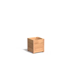 CARREZ vierkante hardhout plantenbak 40x40x43.5 cm