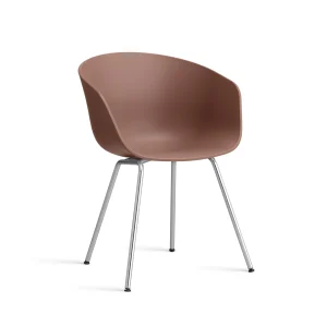 HAY About a Chair AAC 26 eetkamerstoel chroom Soft Brick 2.0