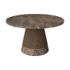 PiroCoffeeTable-MarbletopO60cm_Brownmarble_DarkoiledoakVeneer_Brownmarble_3603-138-16_00003.jpgv1783590371 Bolia Piro salontafel Ø60 cm Brown Marble donker geolied eiken