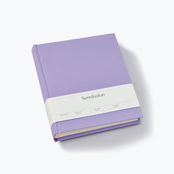 Semikolon - Photo Album - Heritage - Medium - Lilac Silk [Minor Damage]