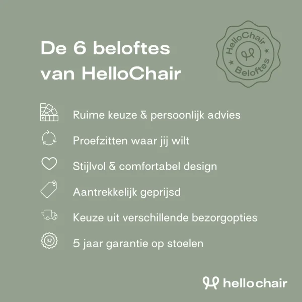 HelloChair HC17 Manoa armstoel Chacha Turtle vierpoot zwart