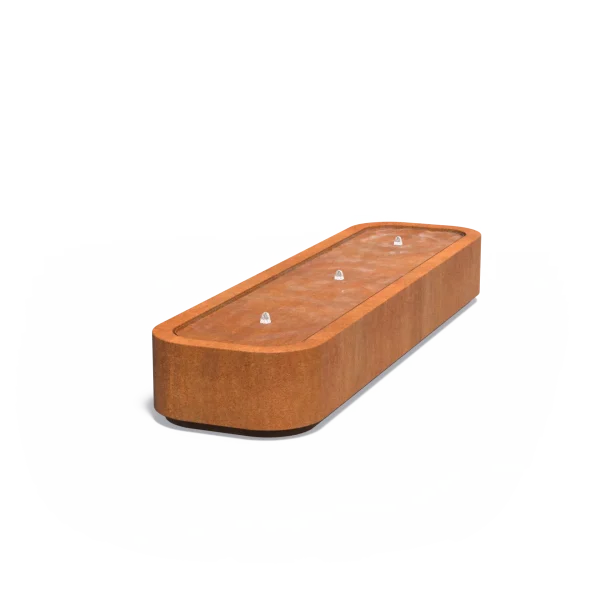 op7rtdmCGmMJltHxdwZHLtpSyHlfDu2SjQVcKI9l.pngv1778297584 Watertafel PREMIUM 300 x 80 x 40 cm - cortenstaal, incl. LED & pomp